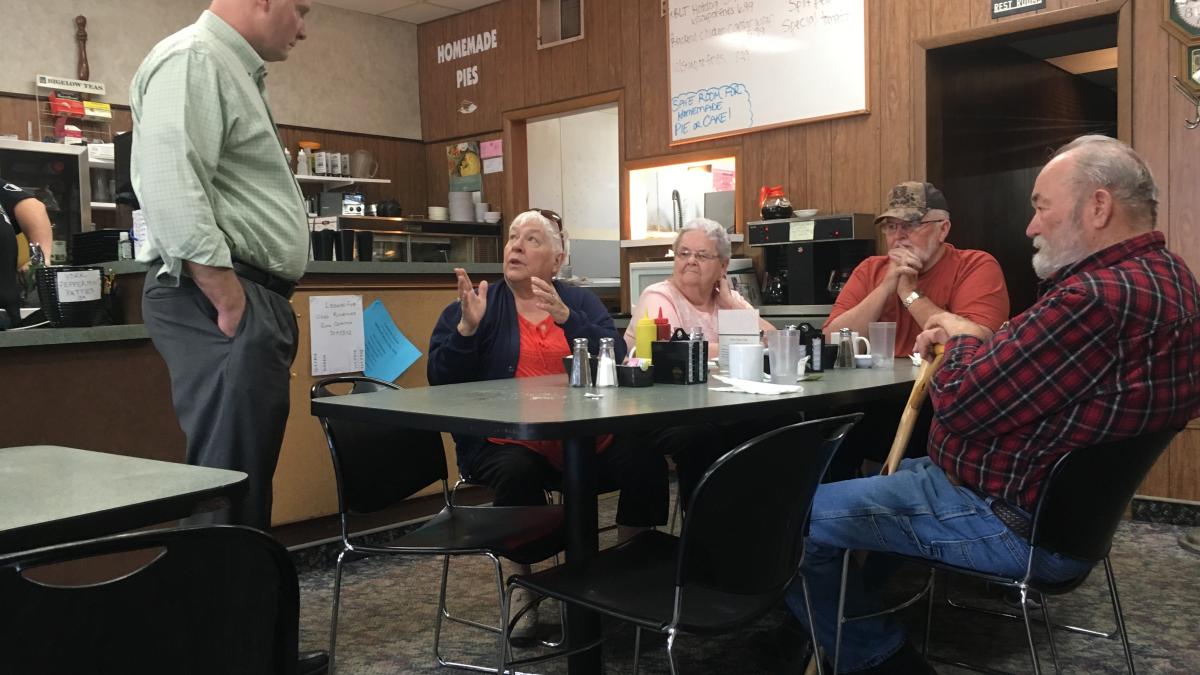 Congressman Moolenaar with Senior Citizens