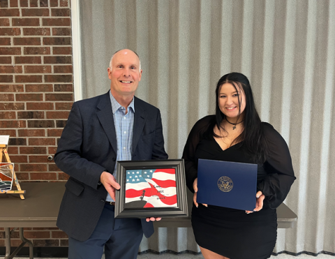 Congressman Moolenaar with Anna Bowyer