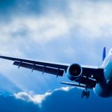airplane in flight