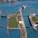 A picture of the Soo Locks